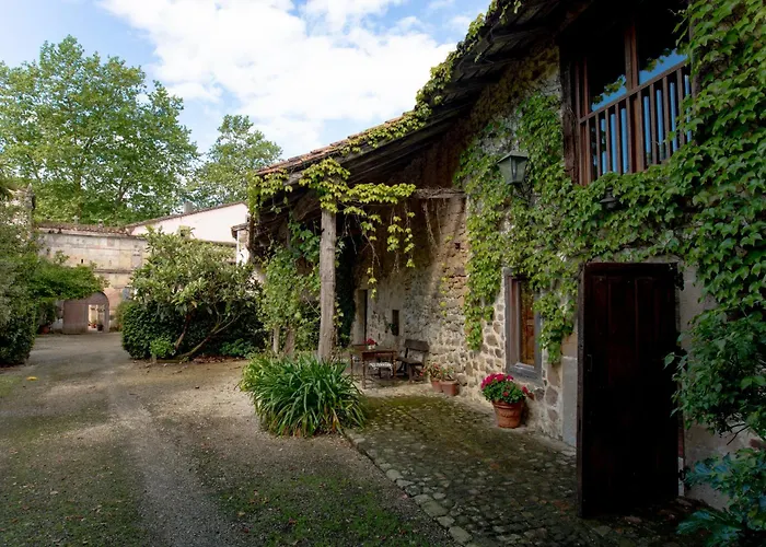 Gatehouse Of The Palacio De Hualle Near Comillas Treceño